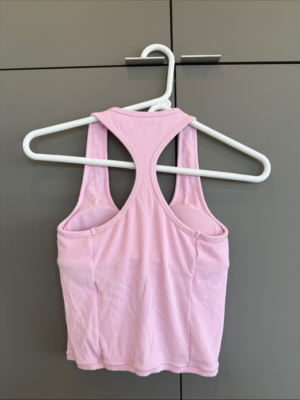 Overactive Pink Racerback Ribbed Tank Top - Women - Picture 2 of 3